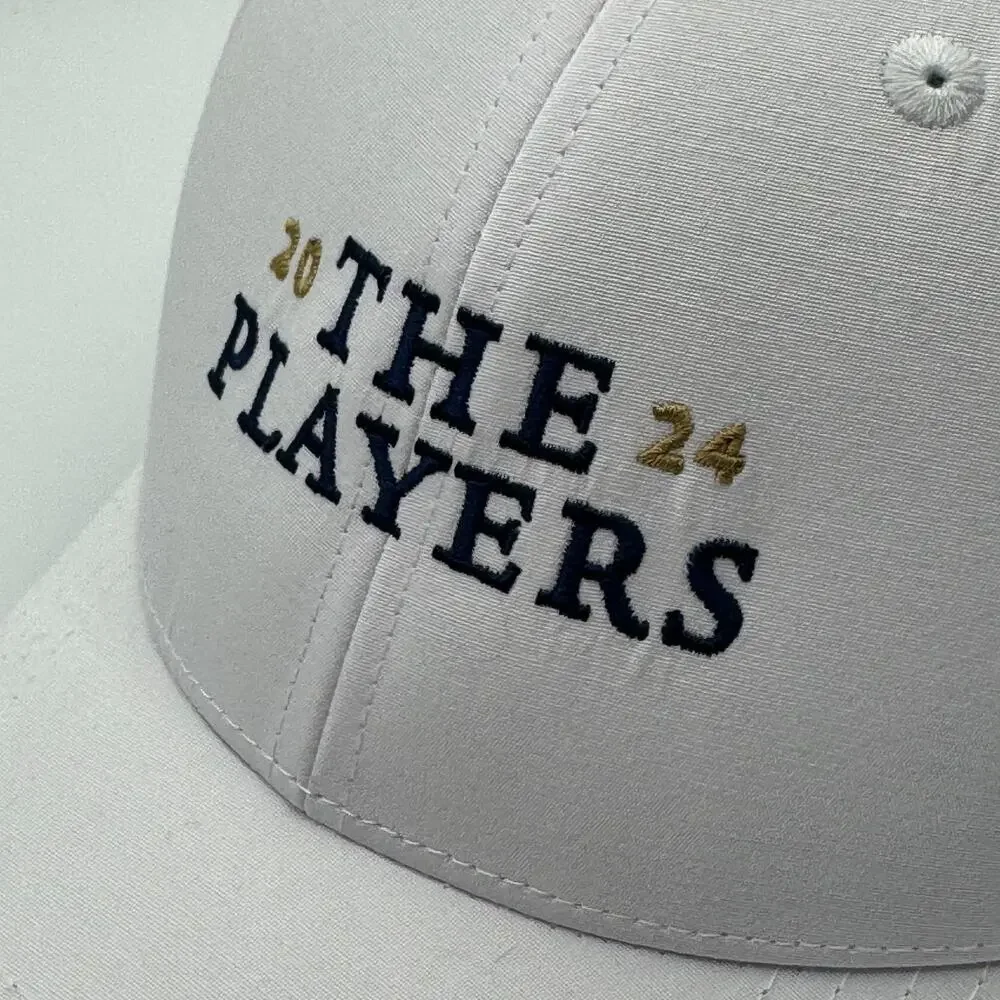 The Players Championship Hat Cap Strap Back Mens One Size White PGA Golf Ahead